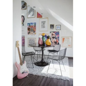 New KARE Design Table Solo Marble Black Ø110