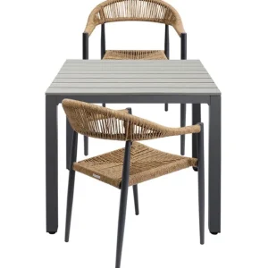 Discount KARE Design Table Sorrento Grey 80x80cm