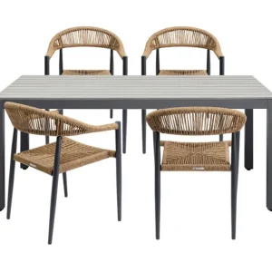 Outlet KARE Design Table Sorrento Grey 180x90cm
