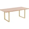 Fashion KARE Design Table Symphony Brass 160x80