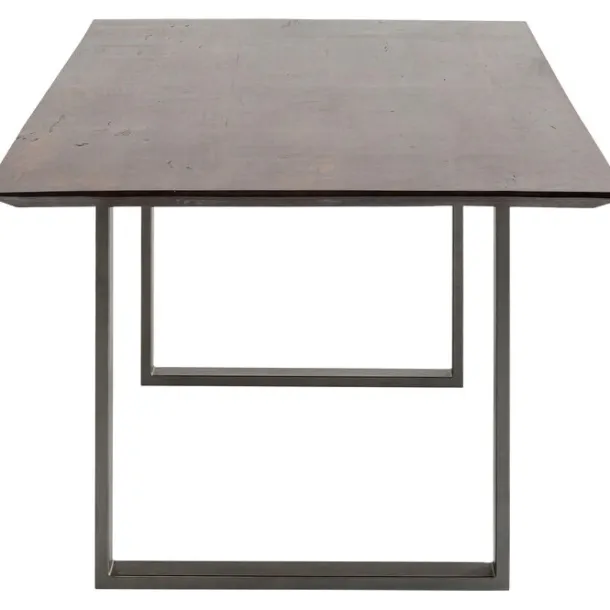 table_symphony_dark_crude_2-1.webp Outlet KARE Design Table Symphony Dark Crude Steel 160x80