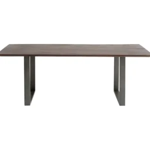 Outlet KARE Design Table Symphony Dark Crude Steel 160x80
