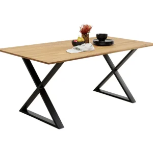 Discount KARE Design Table Symphony Oak Cross Black 200x100cm