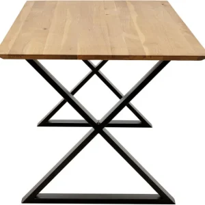 Discount KARE Design Table Symphony Oak Cross Black 200x100cm