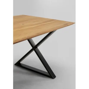 Discount KARE Design Table Symphony Oak Cross Black 200x100cm