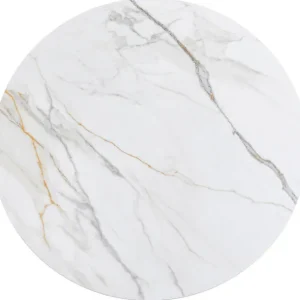 Fashion KARE Design Table Top Invitation Round Ceramic White Ø90cm