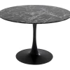 Best KARE Design Table Veneto Marble Black Ø110cm