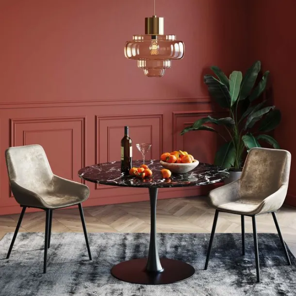 table_veneto_marble_black_1.webp Best KARE Design Table Veneto Marble Black Ø110cm