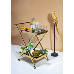 Online KARE Design Tray Table Casino Gold
