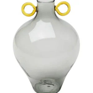 Fashion KARE Design Vase Amore Handle Grey 23cm