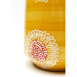 New KARE Design Vase Big Bloom Yellow 38cm