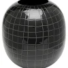 Outlet KARE Design Vase Black Mesh 26cm