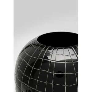 Outlet KARE Design Vase Black Mesh 26cm