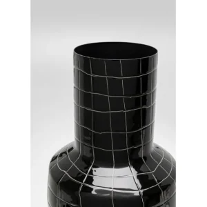 Clearance KARE Design Vase Black Mesh 42cm