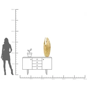 Sale KARE Design Vase Feathers Gold 91