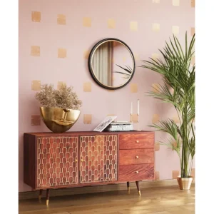 Sale KARE Design Vase Half Face Gold 46cm