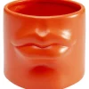 Online KARE Design Vase Labbra Orange 12cm