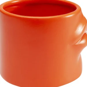Online KARE Design Vase Labbra Orange 12cm