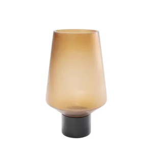Best KARE Design Vase Noble Ring Amber Matt 26cm