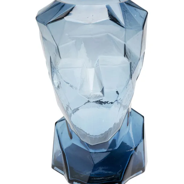 vase_prisma_face_blue_cm_0.webp Outlet KARE Design Vase Prisma Face Blue 30cm