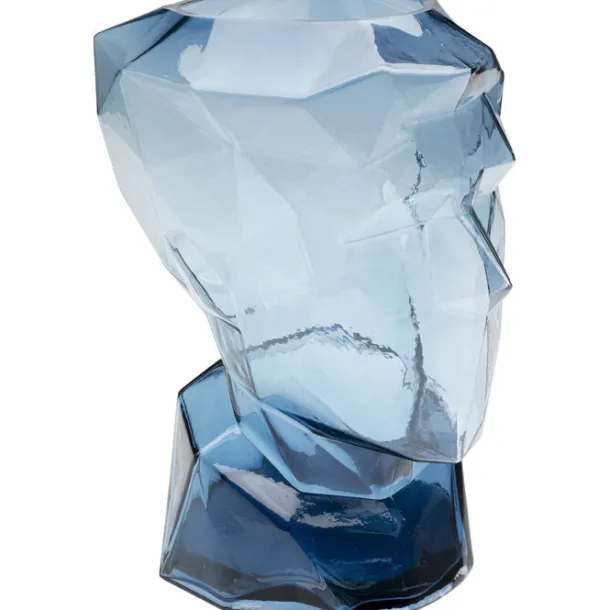 vase_prisma_face_blue_cm_1.webp Outlet KARE Design Vase Prisma Face Blue 30cm