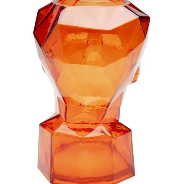 vase_prisma_face_orange_c_3.webp Outlet KARE Design Vase Prisma Face Orange 30cm