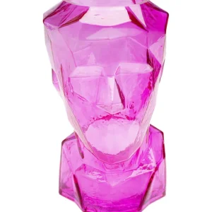 Online KARE Design Vase Prisma Face Pink 30cm