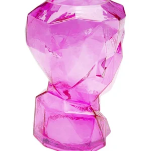 Online KARE Design Vase Prisma Face Pink 30cm