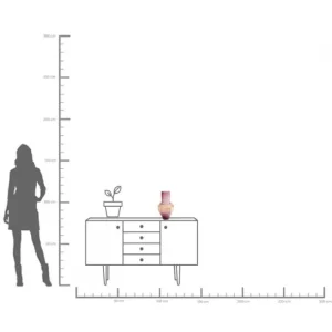 Clearance KARE Design Vase Rosie 35cm