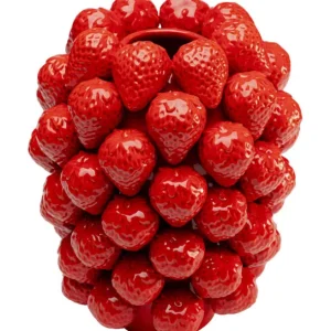Hot KARE Design Vase Strawberries Red 30cm
