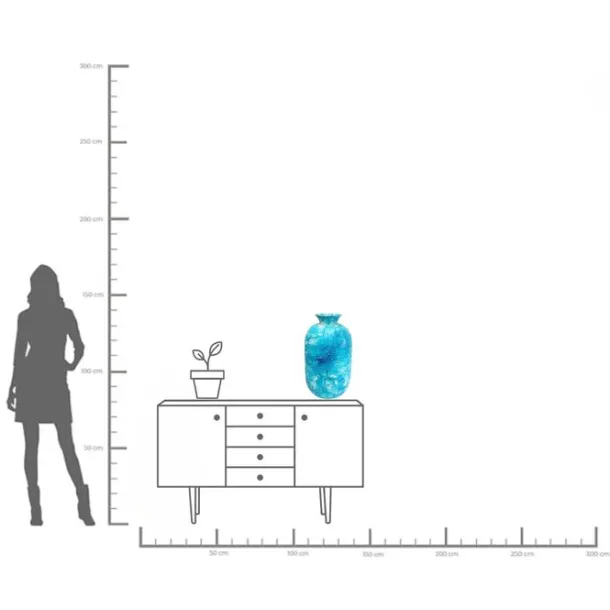 vase_zumba_blue_cm_1.webp Sale KARE Design Vase Zumba Blue 55cm