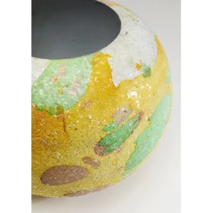 New KARE Design Vase Zumba Yellow 23cm