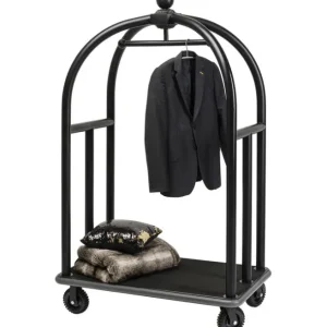 Clearance KARE Design VIP Baggage Trolley Vegas Matt Black