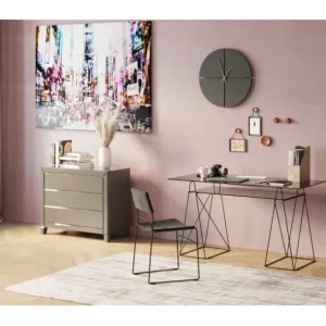 Best KARE Design Wall Clock Andrea Black Ø60cm