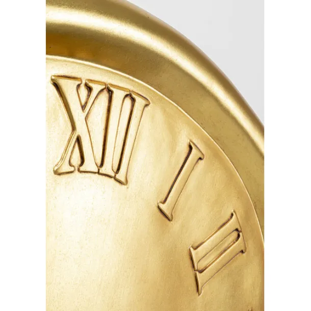 wall_clock_big_drop_gold__3.webp Online KARE Design Wall Clock Big Drop Gold 92x127cm
