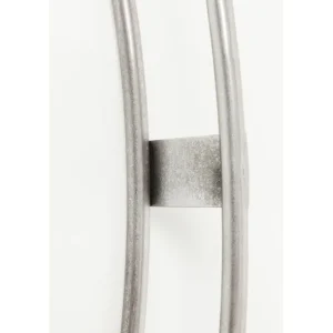 Outlet KARE Design Wall Clock Clip Silver Ø60cm