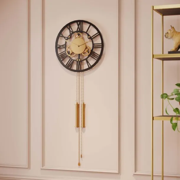 wall_clock_clockwork_xcm_1.webp Clearance KARE Design Wall Clock Clockwork 126x46cm