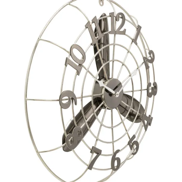 wall_clock_fan_blade_cm_2.webp Sale KARE Design Wall Clock Fan Blade Ø61cm