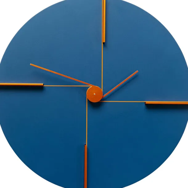 wall_clock_felice_blue_cm_0.webp Outlet KARE Design Wall Clock Felice Blue Ø30cm