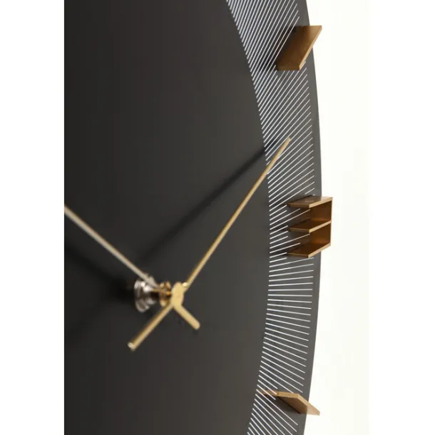 wall_clock_leonardo_black_5.webp Online KARE Design Wall Clock Leonardo Black/Gold Ø49cm