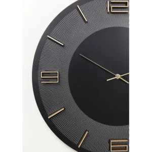 Online KARE Design Wall Clock Leonardo Black/Gold Ø49cm
