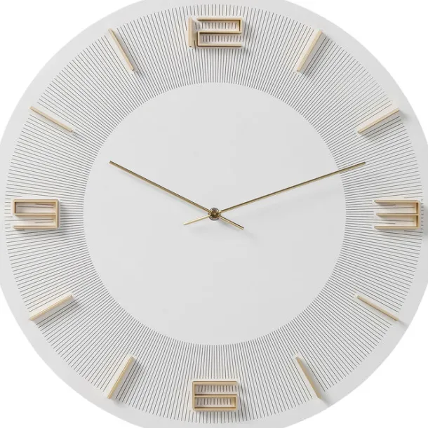 wall_clock_leonardo_white_0.webp Hot KARE Design Wall Clock Leonardo White/Gold Ø49cm