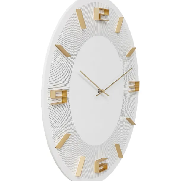 wall_clock_leonardo_white_3.webp Hot KARE Design Wall Clock Leonardo White/Gold Ø49cm