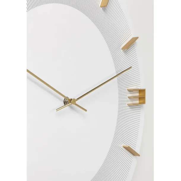 wall_clock_leonardo_white_6.webp Hot KARE Design Wall Clock Leonardo White/Gold Ø49cm