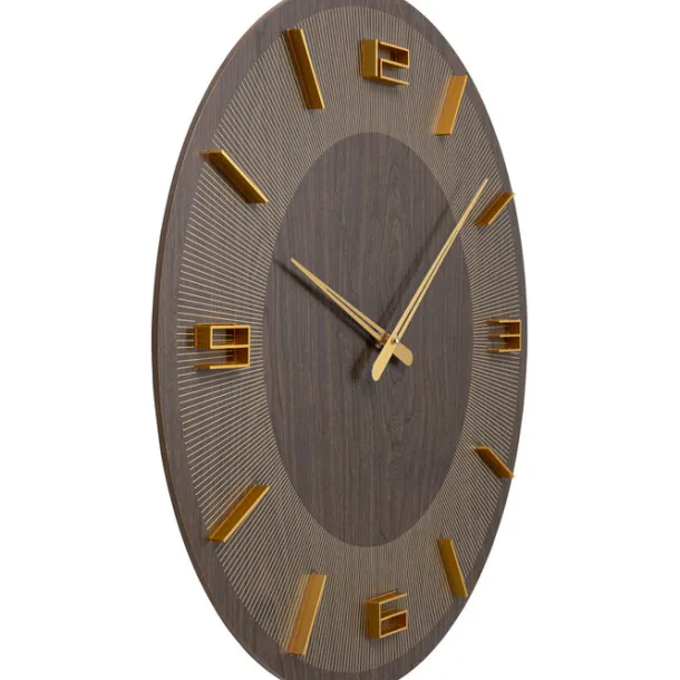 wall_clock_levi_brown_cm_2.webp Clearance KARE Design Wall Clock Levi Brown Ø60cm
