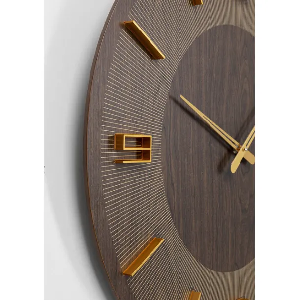 wall_clock_levi_brown_cm_4.webp Clearance KARE Design Wall Clock Levi Brown Ø60cm