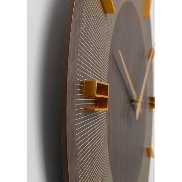 wall_clock_levi_brown_cm_6.webp Clearance KARE Design Wall Clock Levi Brown Ø60cm