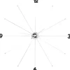 Fashion KARE Design Wall Clock Like Umbrella Chrome