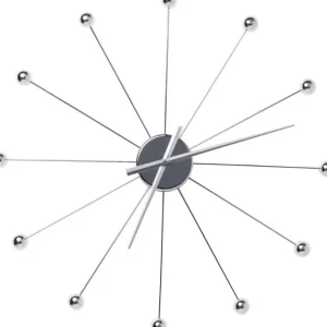 Best KARE Design Wall Clock Like Umbrella Balls Chrome