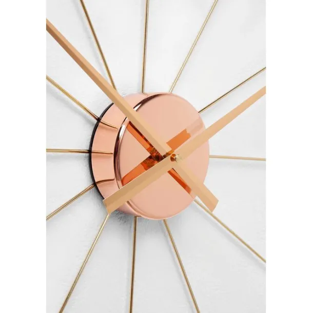 wall_clock_like_umbrella__4-3.webp Clearance KARE Design Wall Clock Like Umbrella Rose Gold